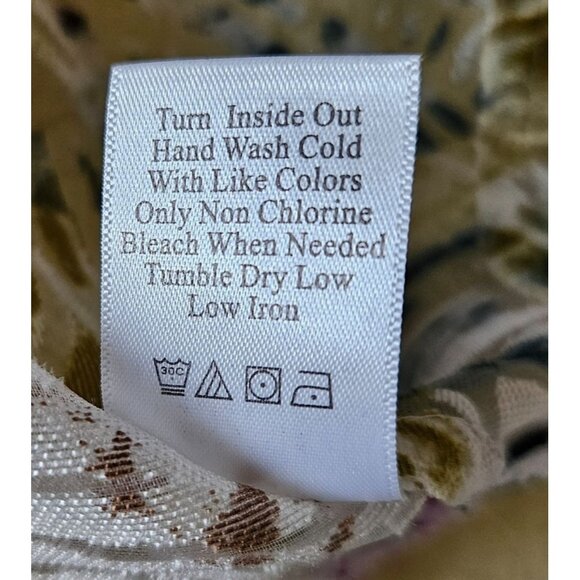 Coldwater Creek Woman's Size 18 Colorful  Burnout Sheer  Full Zip Jacket LT Weig - Picture 5 of 6